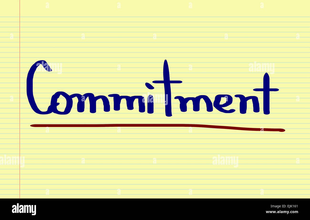 Commitment Concept Stock Photo