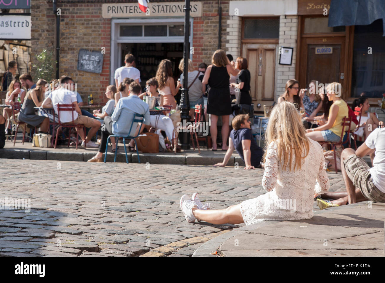 Printers and Stationers French Wine Bar, Ezra Street, Shoreditch