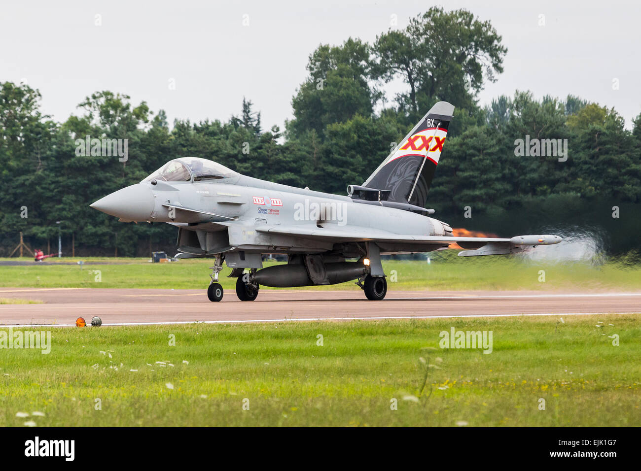 XXX Typhoon taking off. Stock Photo