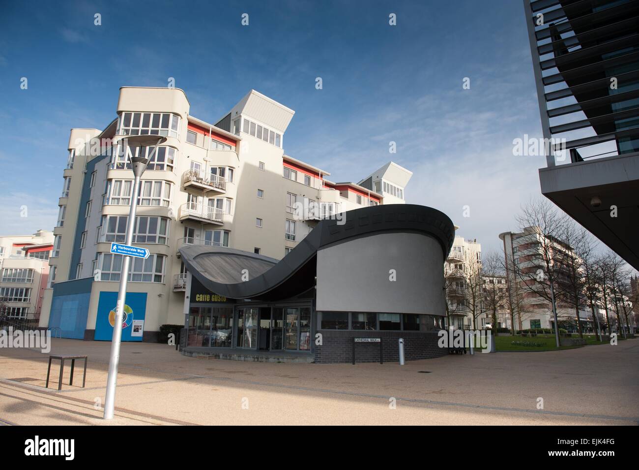 Bristol city centre skyline buildings Stock Photo