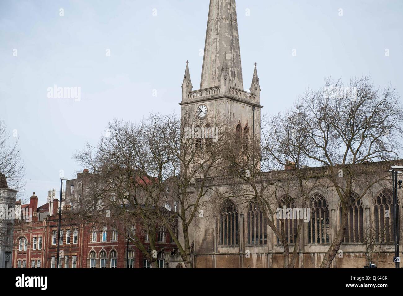 St Nicholas Church, Bristol city centre, landmark building with unique