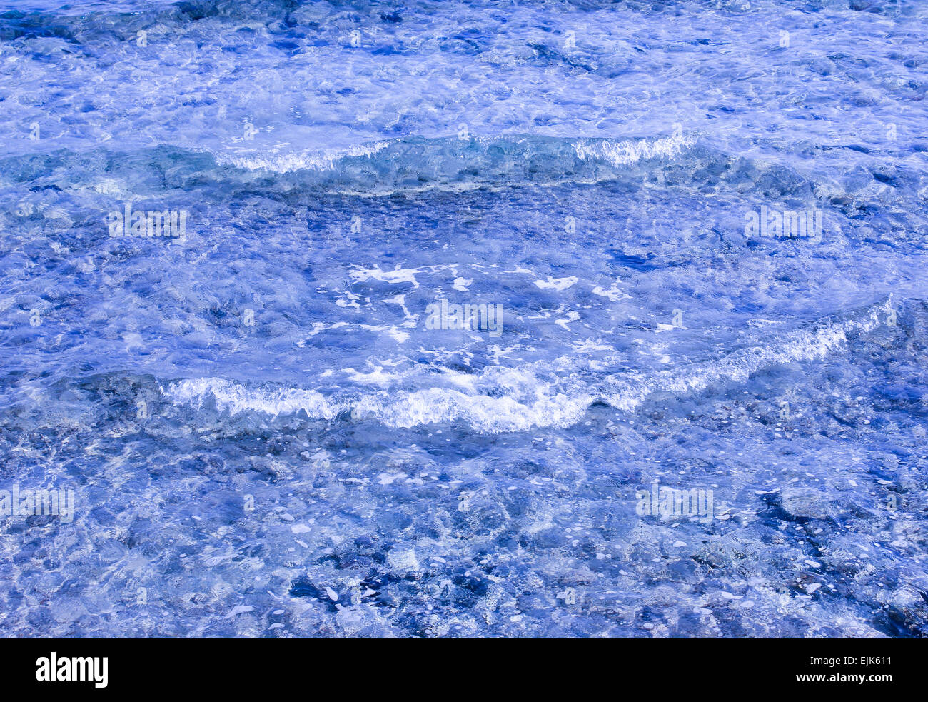 Sea background. Blue water texture Stock Photo - Alamy
