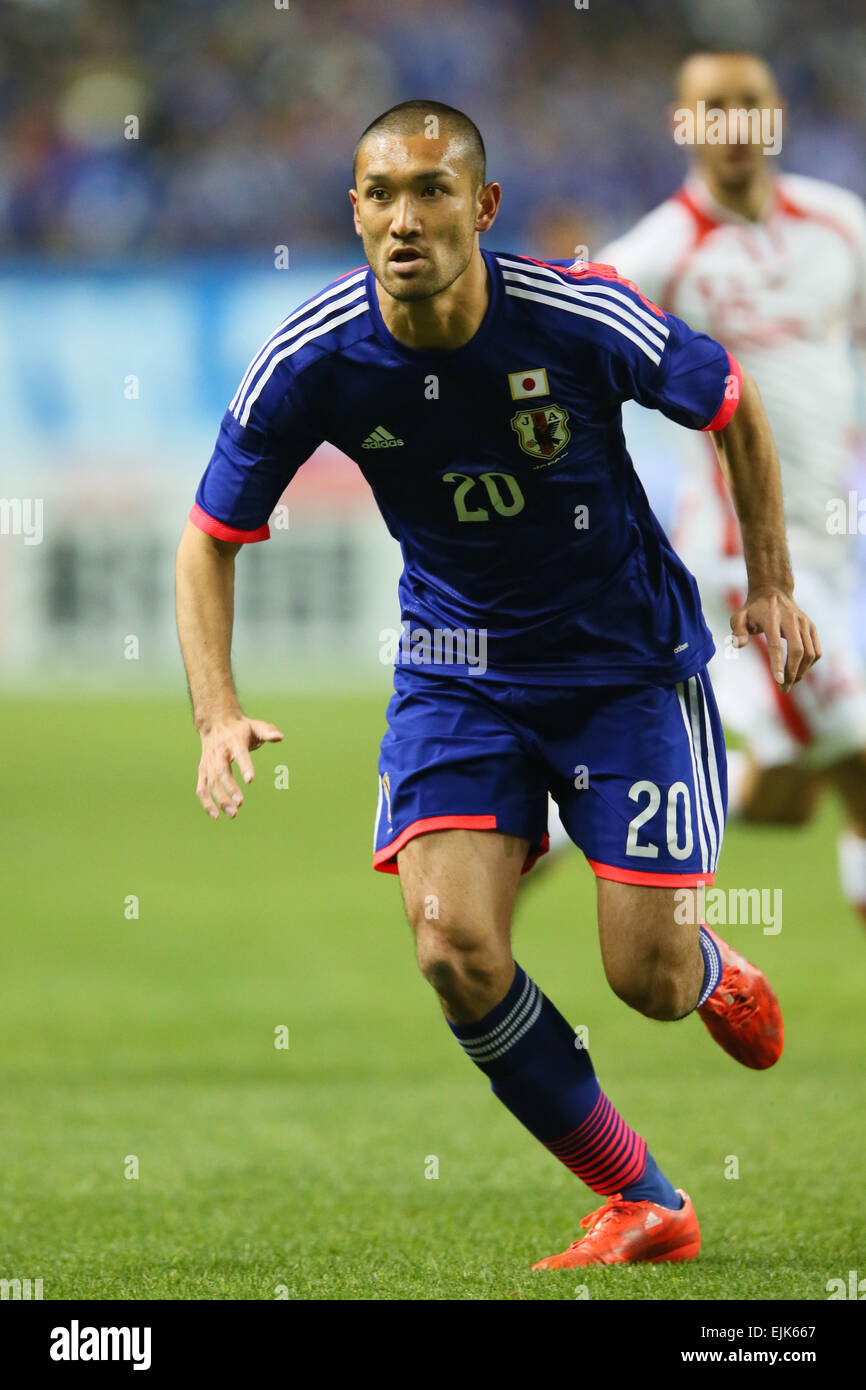 Oita Sports Park Stadium, Oita, Japan. 27th Mar, 2015. Kengo Kawamata ...