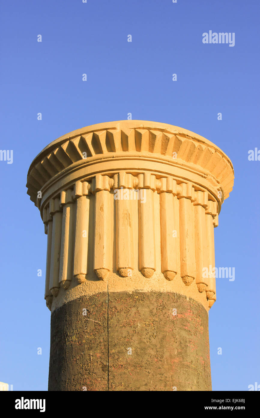 Single Column on sky background Stock Photo - Alamy