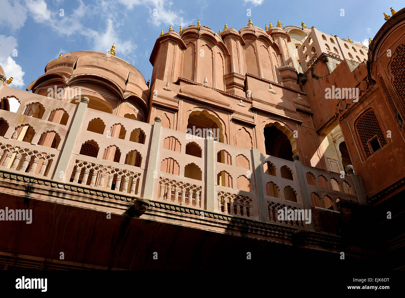 Hawa Mahal, Palace of Winds (Hindi Translation), Jaipur, Rajasthan, India Stock Photo