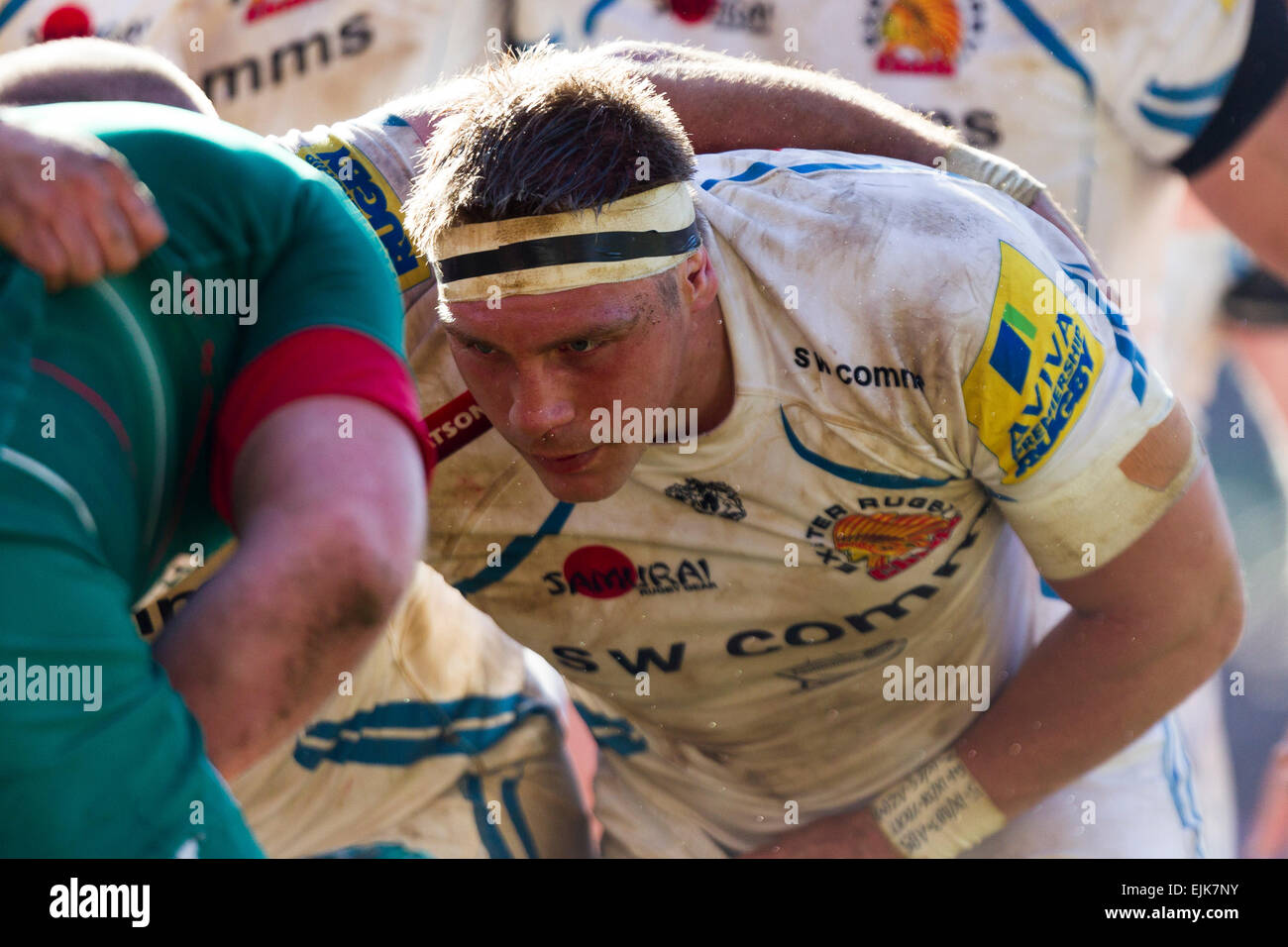 Leicester, UK. 28th Mar, 2015. Aviva Premiership. Leicester Tigers ...