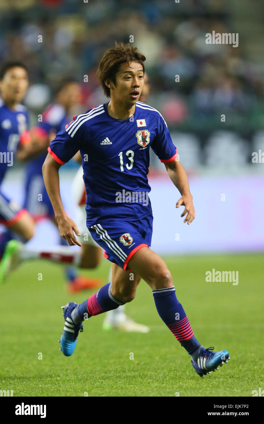 Oita Sports Park Stadium, Oita, Japan. 27th Mar, 2015. Hiroshi Kiyotake ...