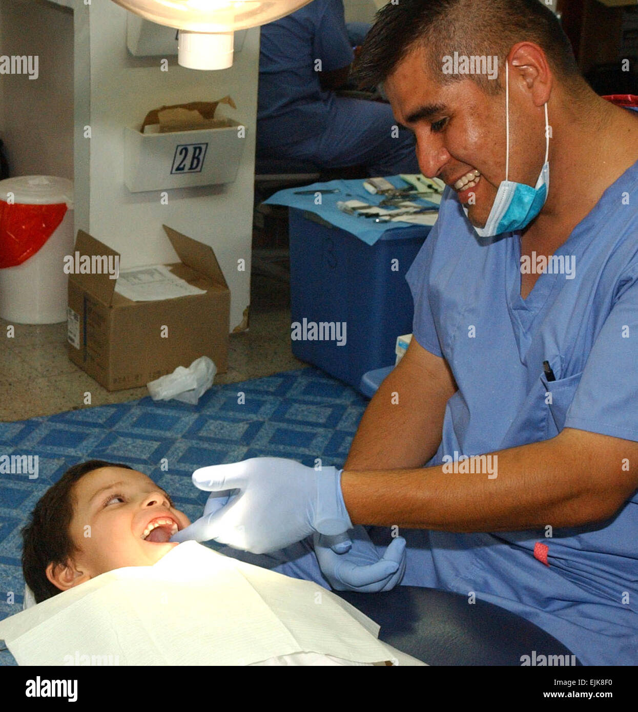 U.S. Army Sgt. Juan Torres, a dental lab technician from Fort Sam