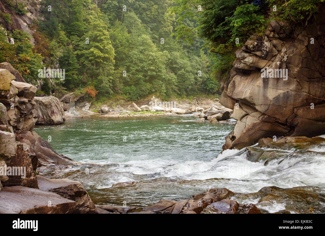 Flowing beautiful blue river hi-res stock photography and images - Alamy