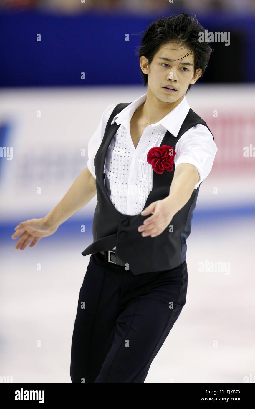 Shanghai, China. 27th Mar, 2015. Takahiko Kozuka (JPN) Figure Skating