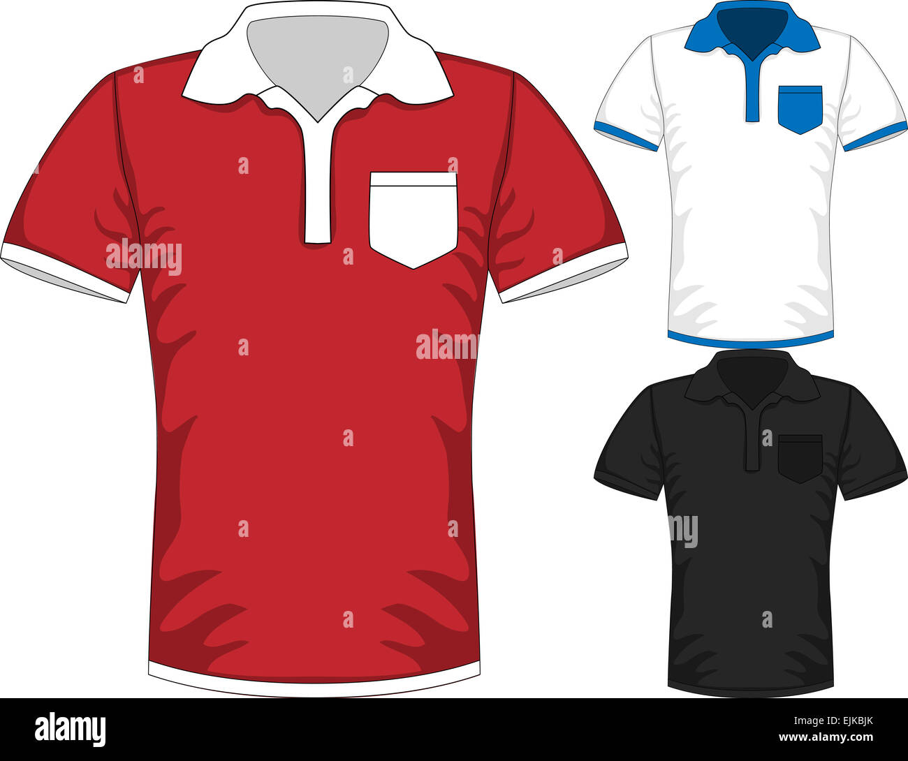 Polo shirt vector hi-res stock photography and images - Alamy