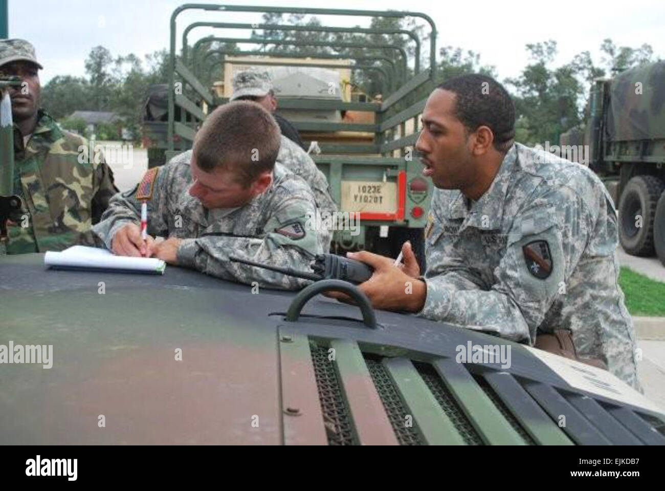 Soldiers of the Louisiana Army National Guard's 225 Engineer Brigade