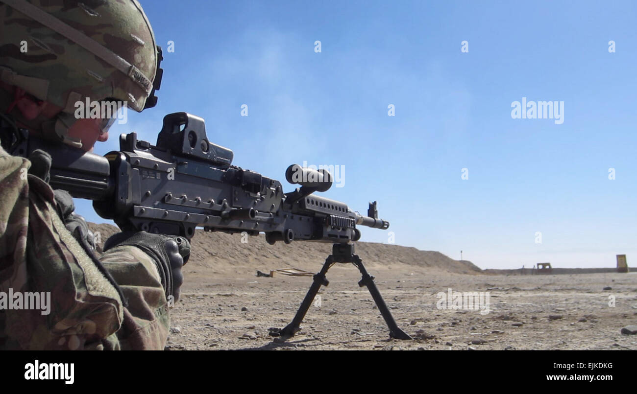 Bravo Company, 519th Military Intelligence Battalion, Sgt. Smith checks ...