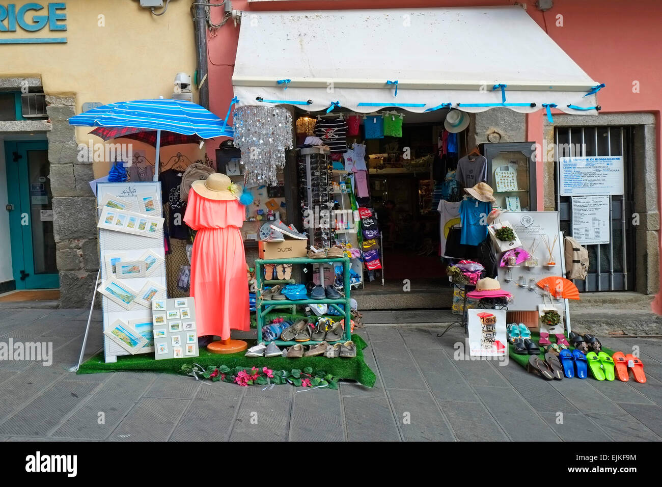 Gift shop Riomaggiore Cinque Terre Italy Italian Riviera ...