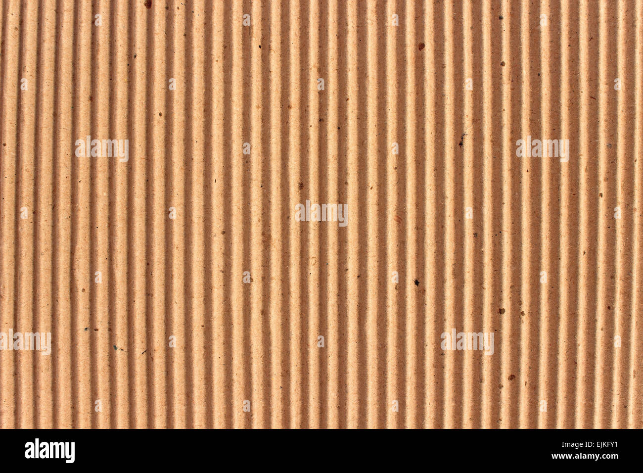 Texture of brown corrugate cardboard as background Stock Photo