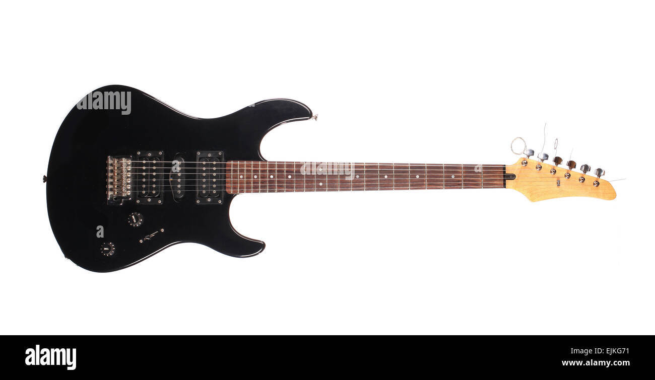 Beautiful black electric guitar hi-res stock photography and images - Alamy
