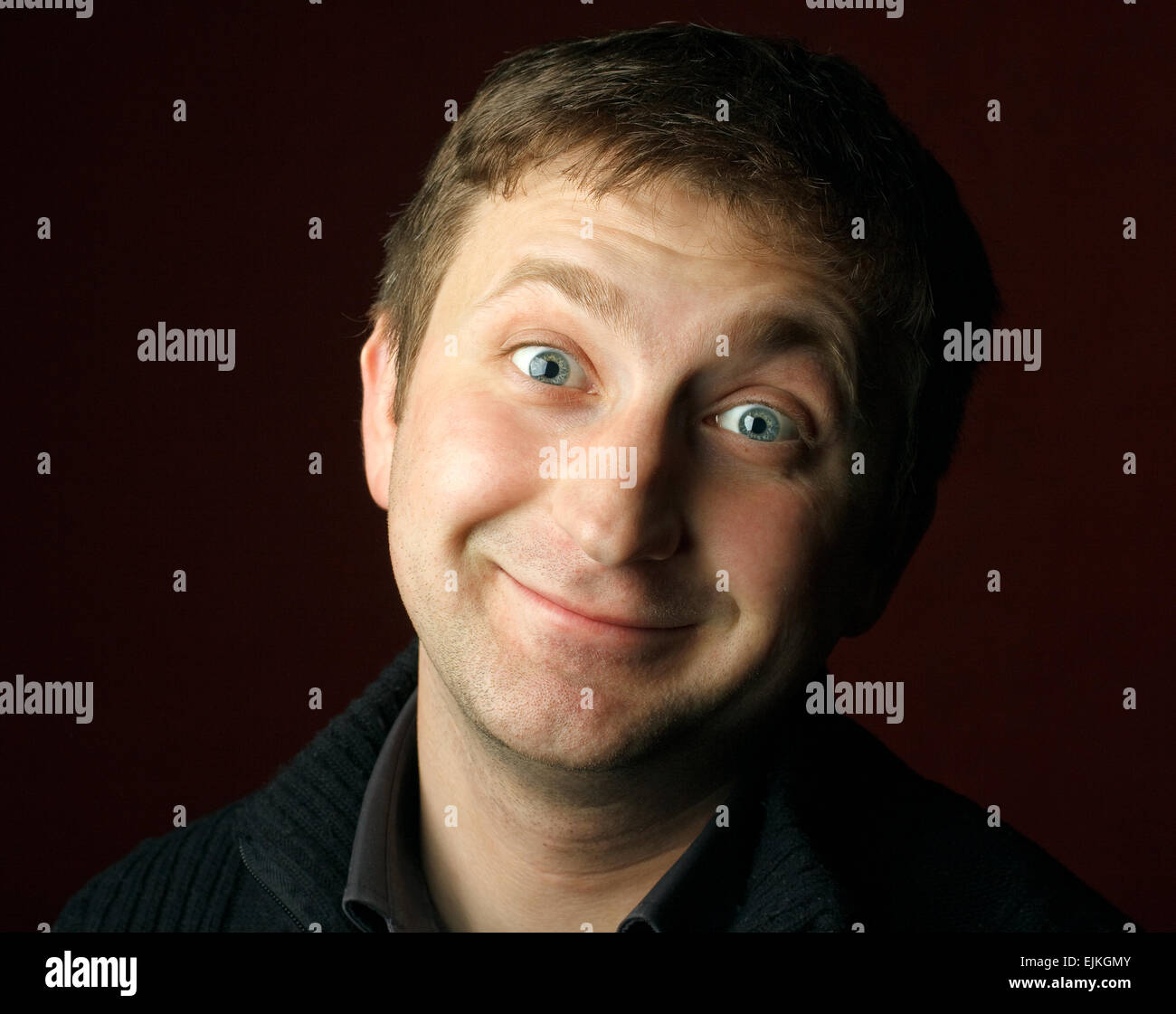 Funny man head hi-res stock photography and images - Alamy