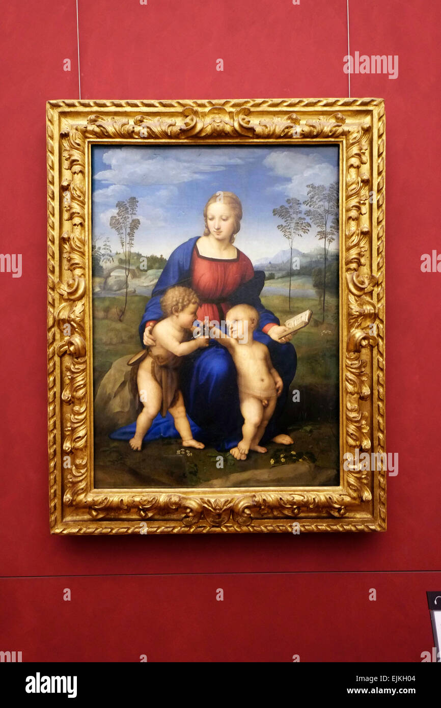 Lorenzo Nasi Madonna and Child Uffizi Gallery Florence Italy IT Renaissance EU Europe Tuscany Stock Photo