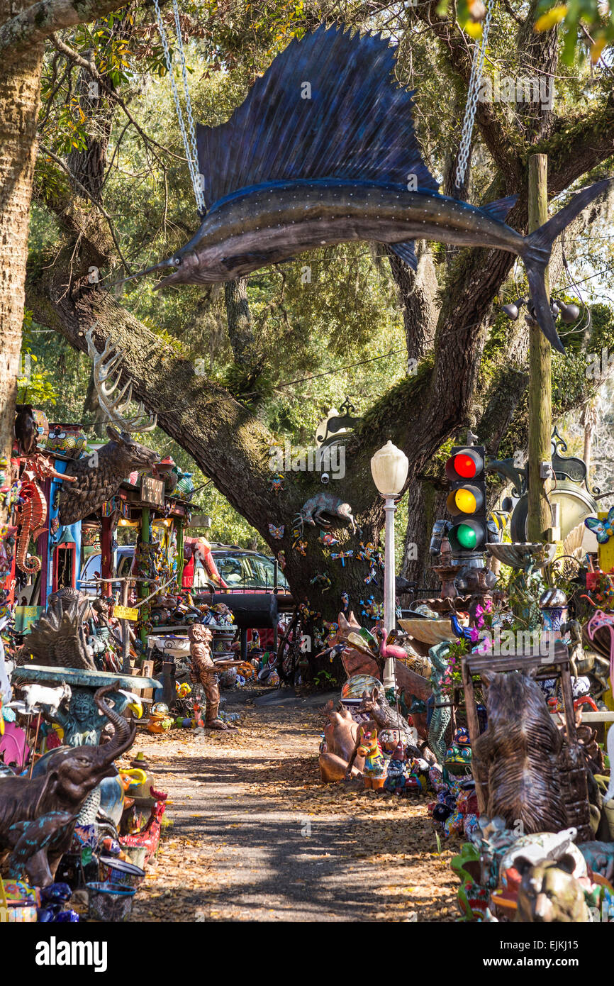 Yard Art, Florida, USA Stock Photo Alamy