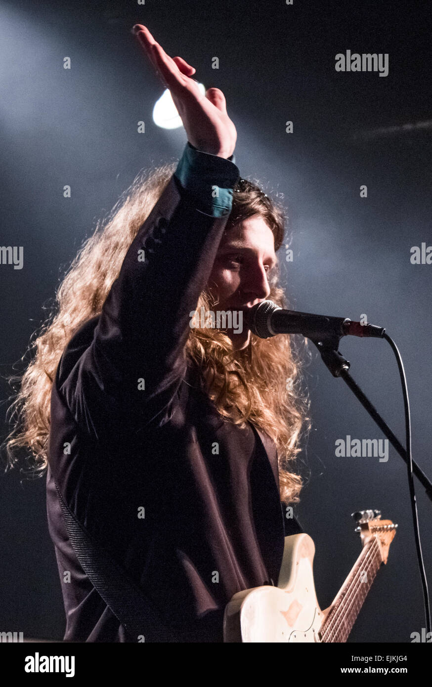 Long Hair Guitarist Stock Photos Long Hair Guitarist Stock