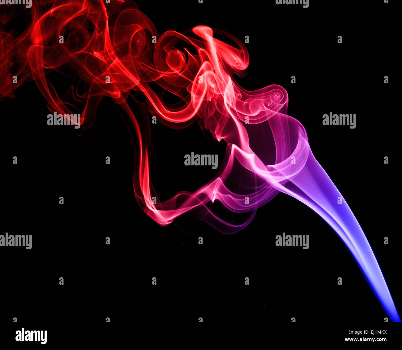 colored smoke Stock Photo