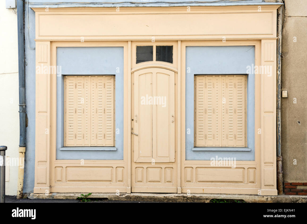 A picturesque storefront in the town of Chagny, Saone et Loire, Burgundy, France. Stock Photo