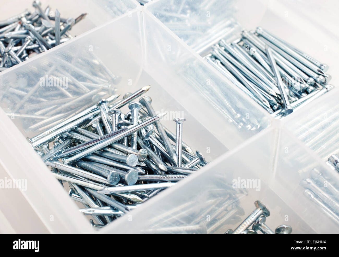 steel nails Stock Photo