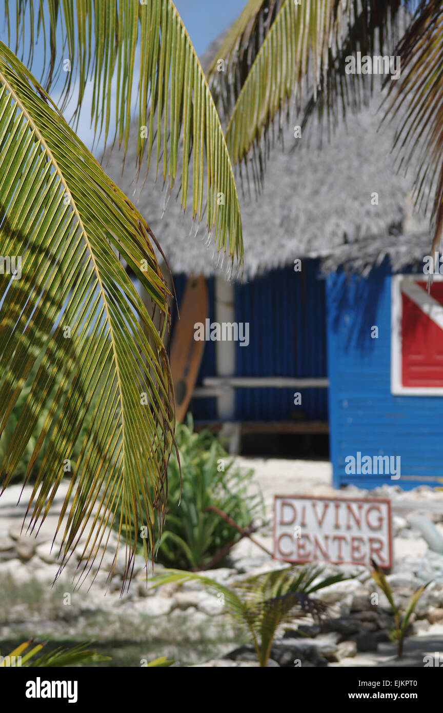 Beach house with surf boards Cayo Coco, Cuba Stock Photo Alamy
