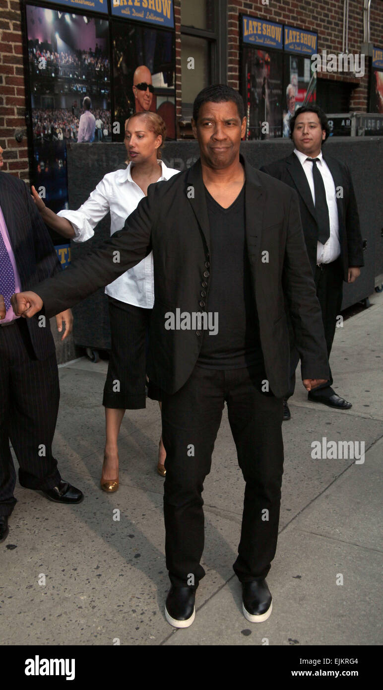 Celebrities at the Ed Sullivan Theater for the 'Late Show with David ...