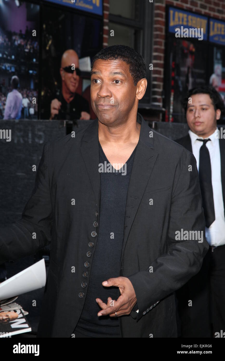 Celebrities at the Ed Sullivan Theater for the 'Late Show with David ...
