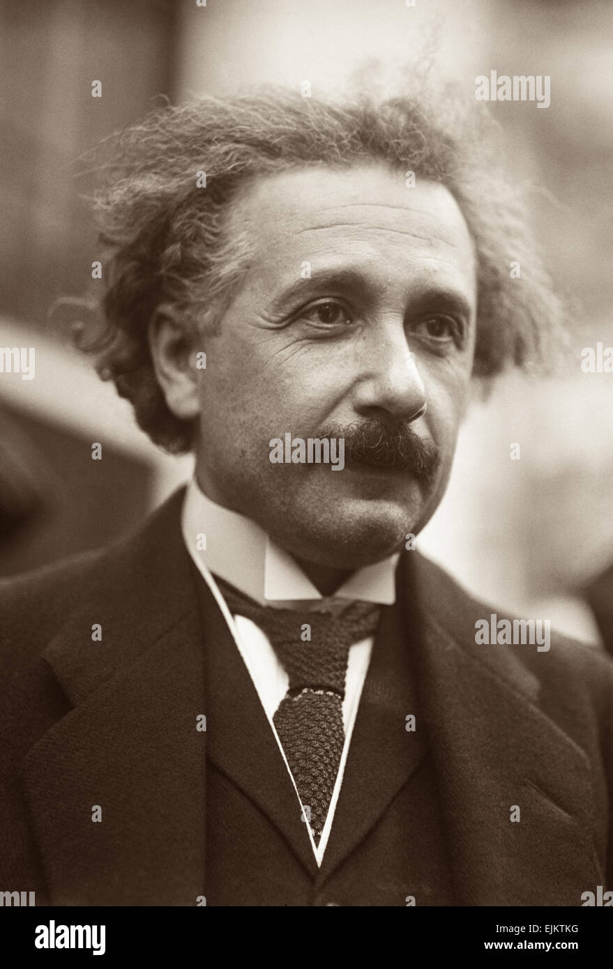 Albert Einstein in Washington, D.C. c1921. Stock Photo
