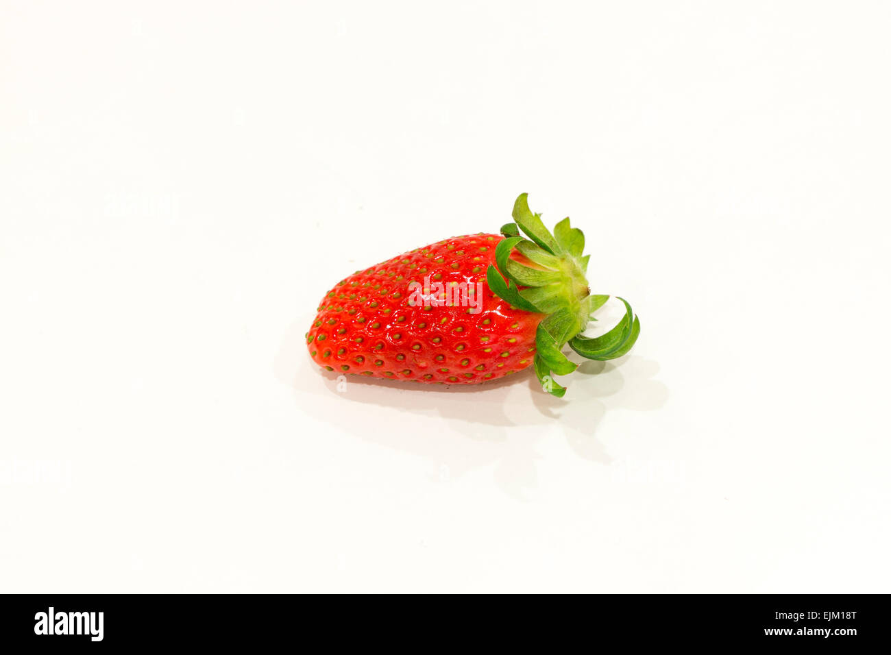 Fresh strawberry isolated on white background Stock Photo - Alamy