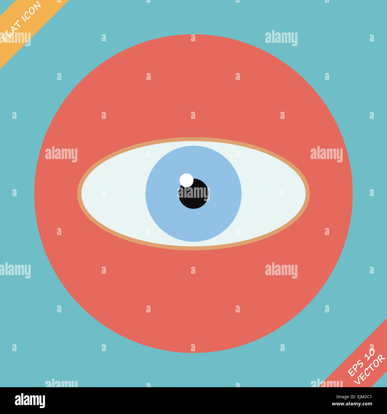 Eye icon vector hi-res stock photography and images - Alamy