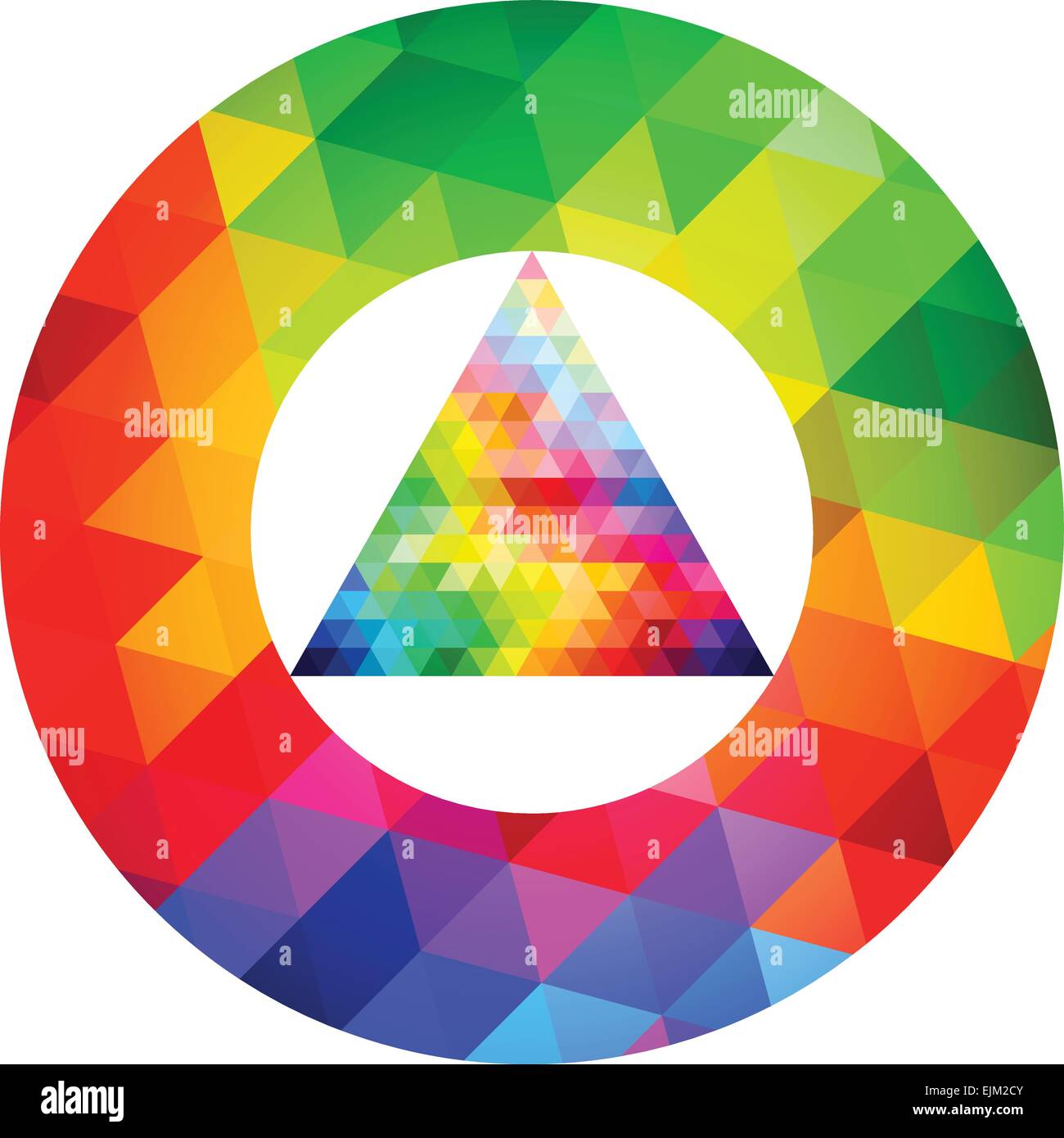 Circle Color Palette Guide Spectrum Vector Stock Vector Image & Art Alamy