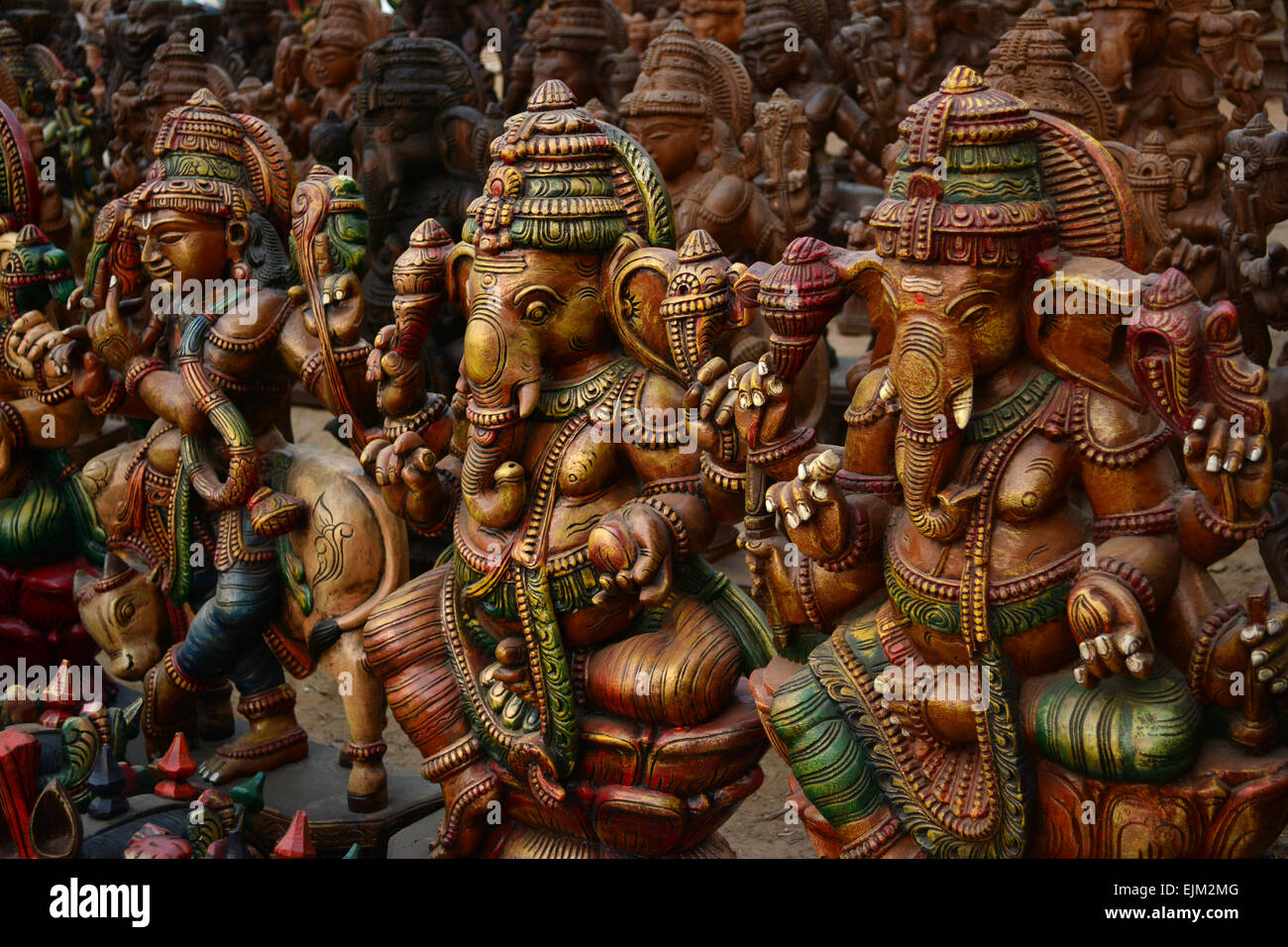 Hindu Elephant God, Lord Ganesha Stock Photo