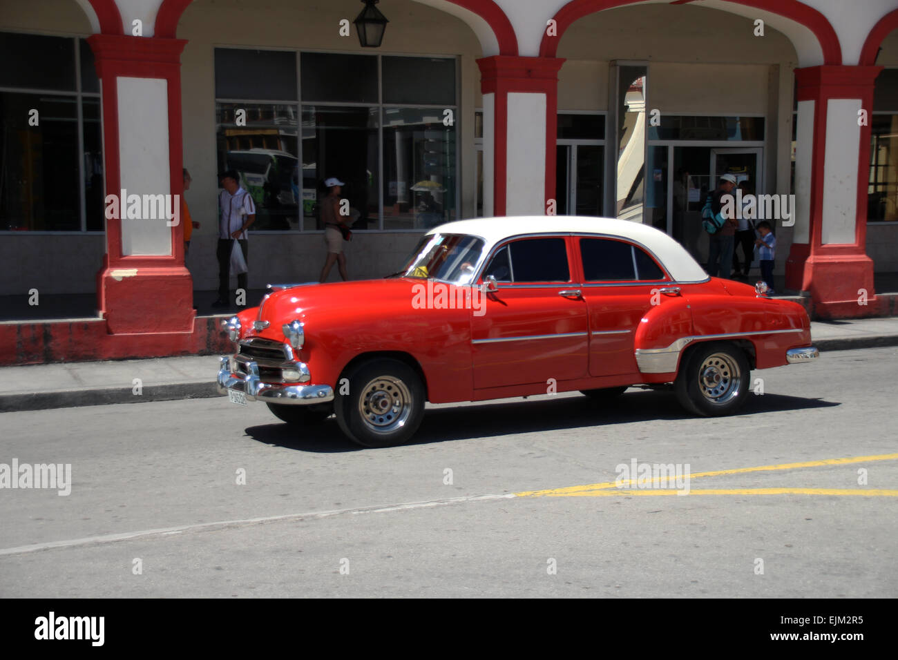 A Car in Cuba 2015 Stock Photo