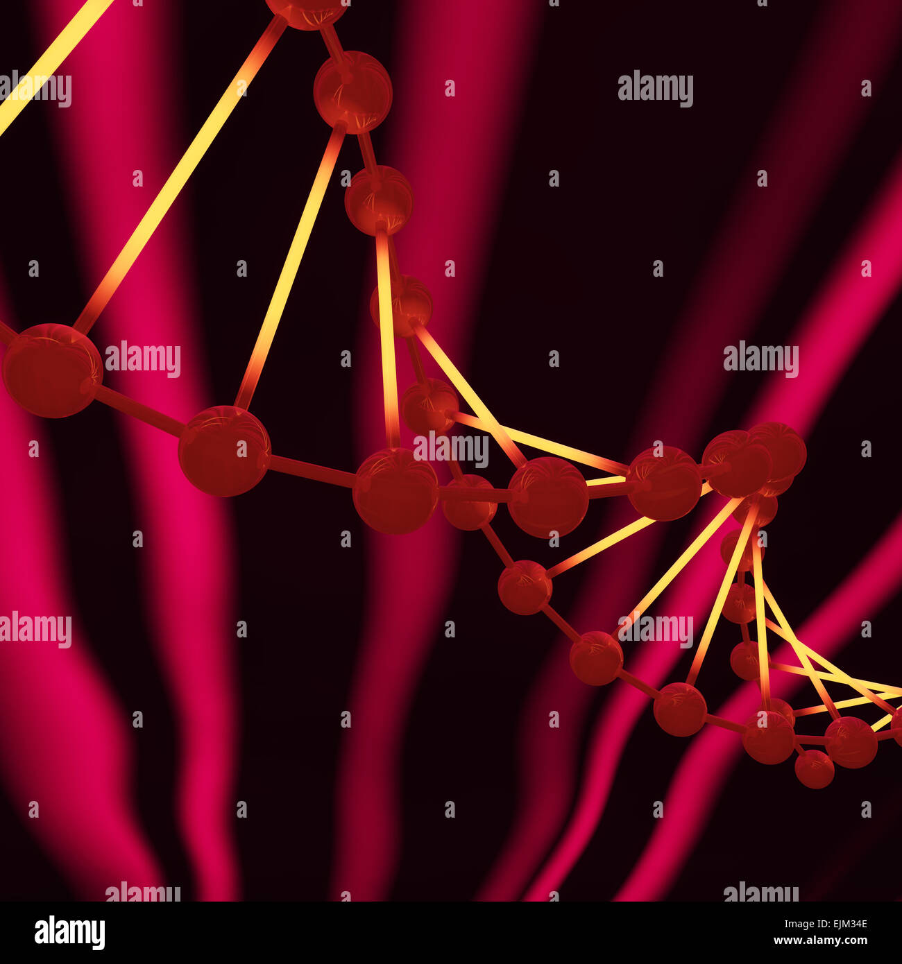 Digital Illustration of the DNA Stock Photo - Alamy