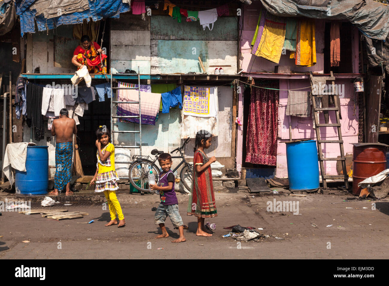 shack in Mumbai, India Stock Photo
