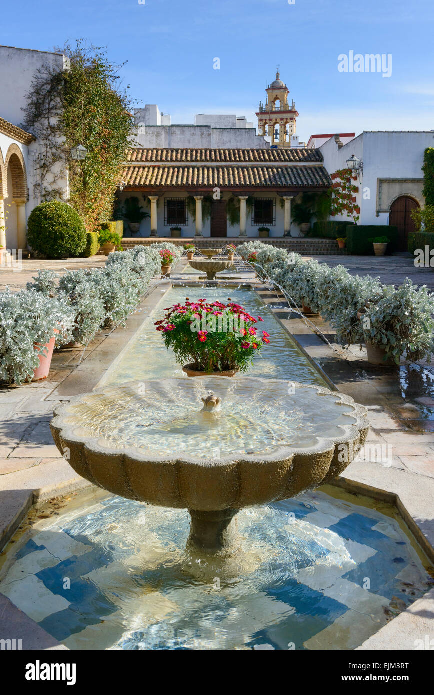 One of the patios of Palacio de Viana in Cordoba Stock Photo