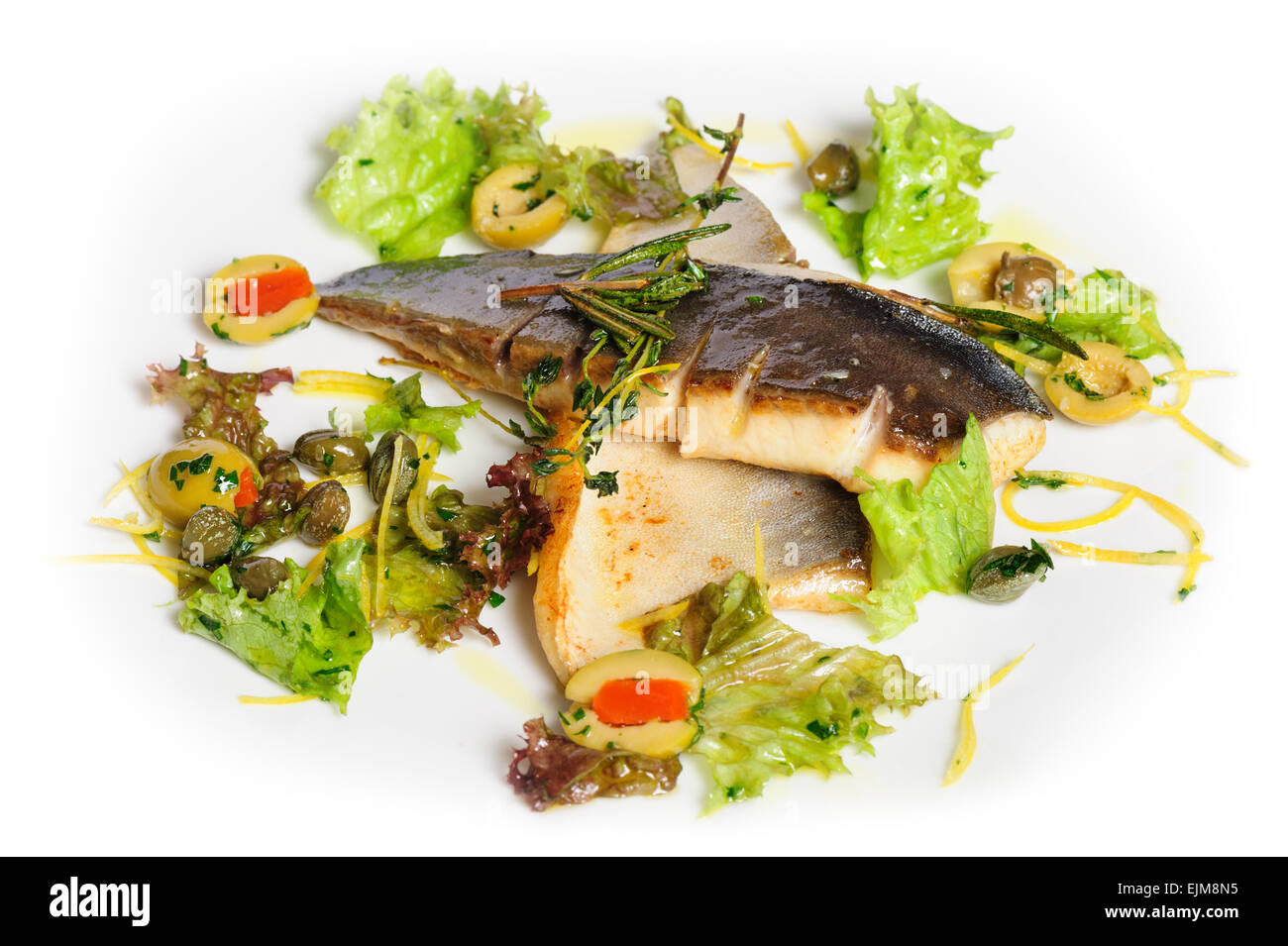 Fried fish fillet Stock Photo - Alamy