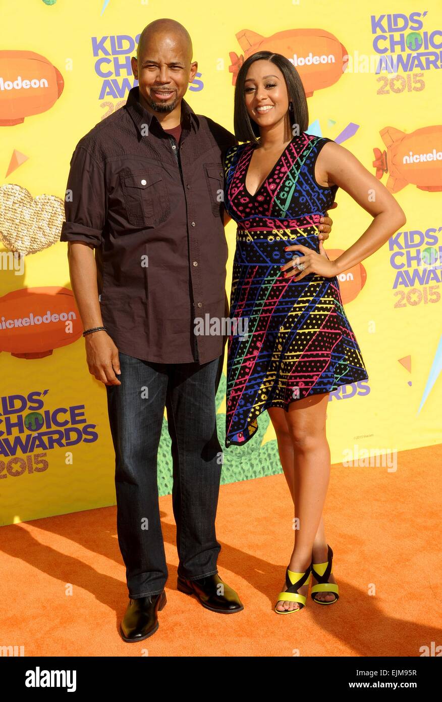 Michael Boatman & Tia Mowry-Hardrict 28th Annual Kids Choice Awards