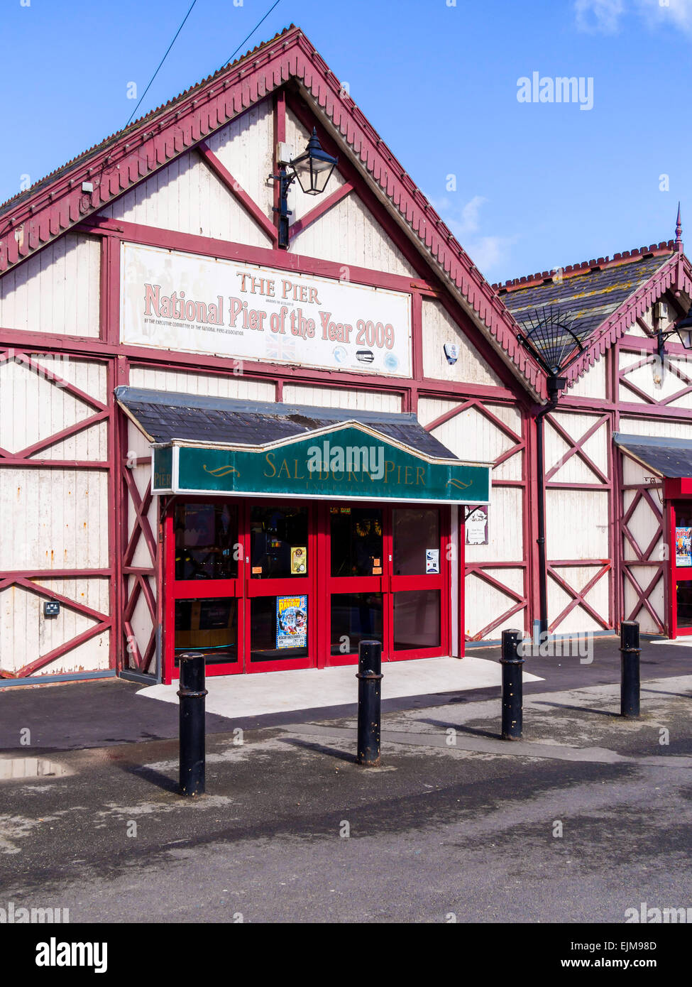 Saltburn Pier Amusements, reopened in March 2014 after being seriously