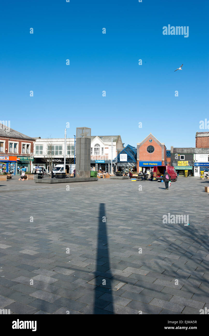 Blyth Town Centre Stock Photo Alamy
