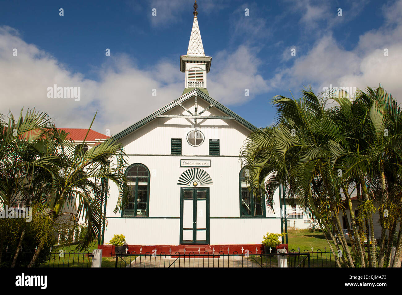 Wooden architecture, NieuwNickerie, Suriname Stock Photo Alamy
