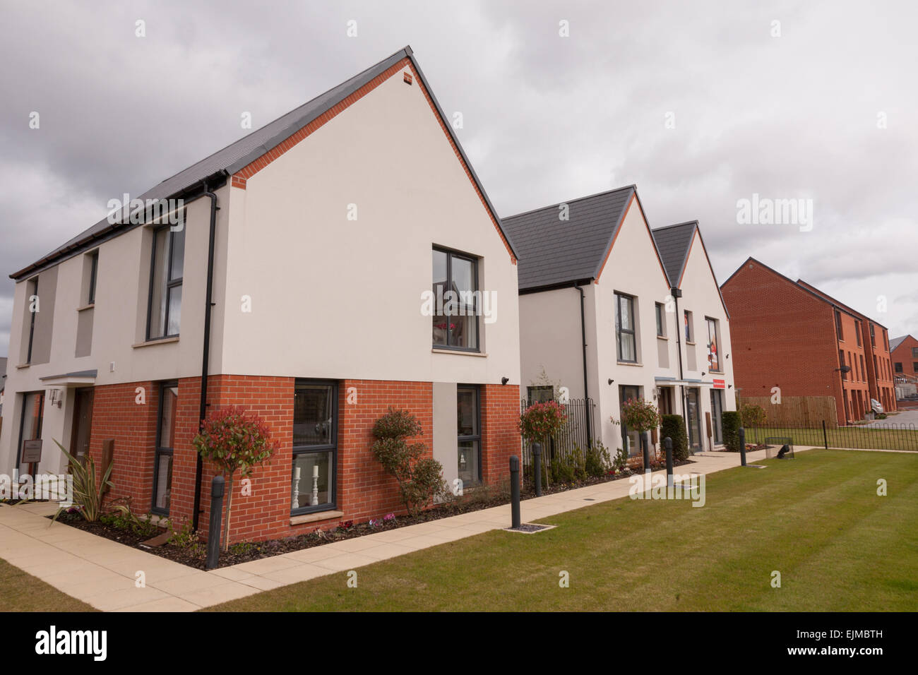 Shropshire homes new build hires stock photography and images Alamy