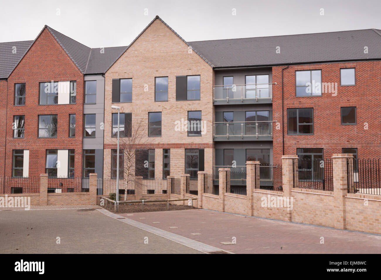 New homes built in the Shropshire new town of Telford, in the Lawley
