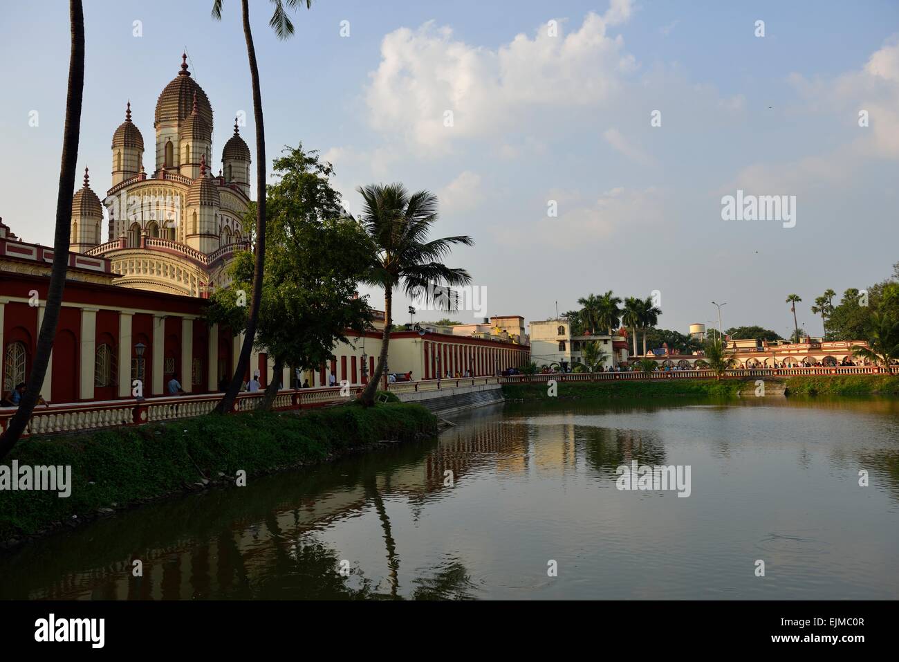 Dakshineswar Kali Temple in Kolkata, India Stock Photo