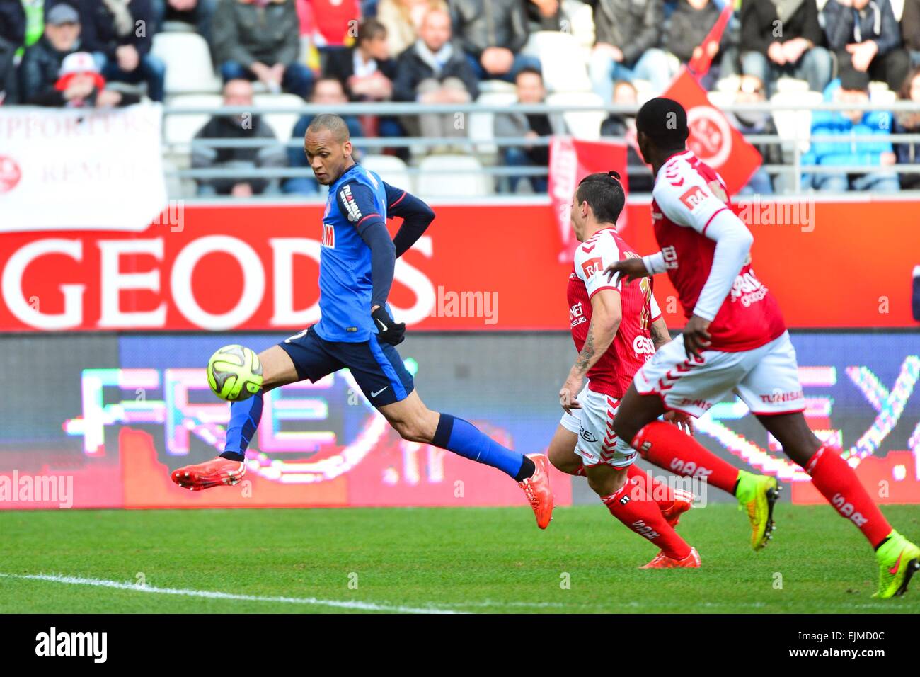 FABINHO - 22.03.2015 - Reims/Monaco - 30eme journee de Ligue 1.Photo : Dave Winter/Icon Sport Stock Photo