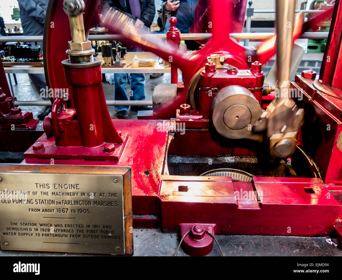 Eastney Beam Engine House Stock Photo Alamy