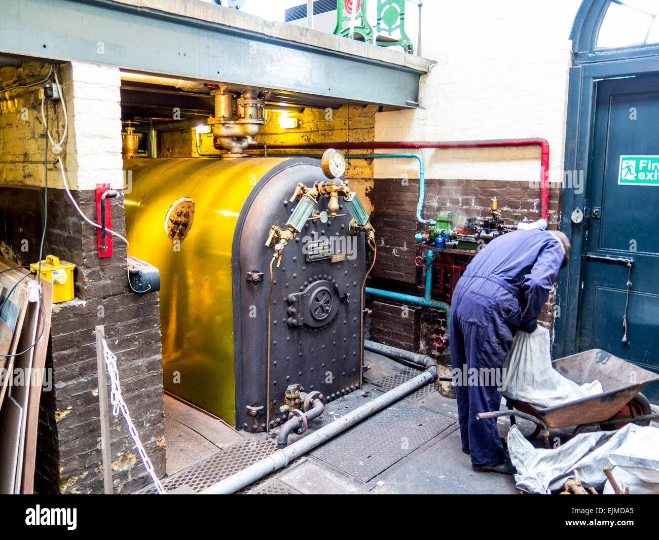 Eastney Beam Engine House Stock Photo Alamy